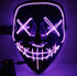 Black V Halloween Horror Glowing Mask - EsaModa